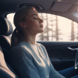 relaxed-girl-learning-to-drive-tunbridge-wells